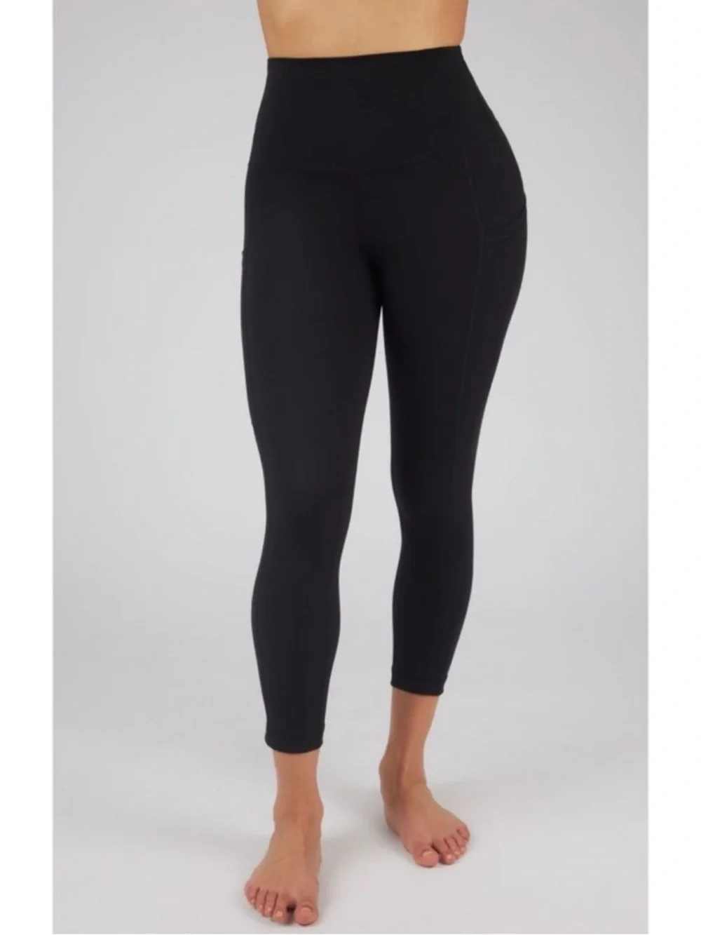 Yogalicious Lux Lenox Pocket Crop Tight Leggings - Picture 2 of 16